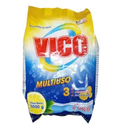 Detergente Multiusos Espumoso Triple Acción - 5 kg (5000 gramos) *Paquete Grande