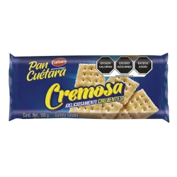 Galletas Crujientes de Soda Pan Cremosa - 106 gramos  *Importada Cuétara