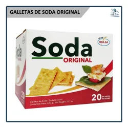 Galletas de Soda Original - 20 paquetes *Contenido Neto 600 gramos