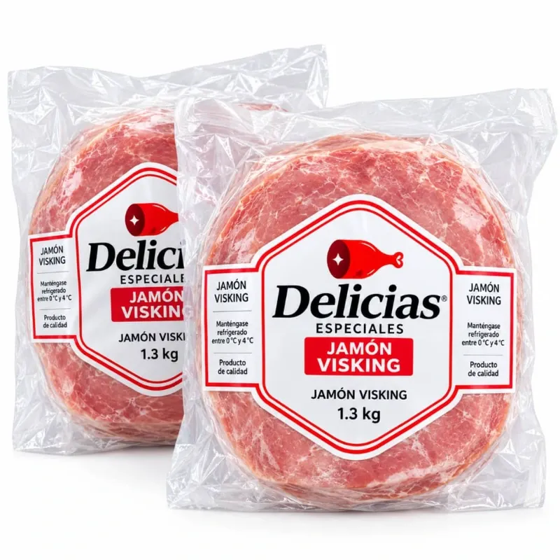 Jamón Visking Delicia Estrella- 1.35 kg *Nuevo Producto