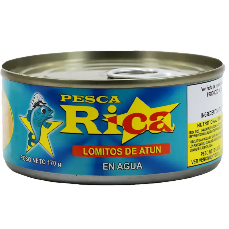 Lomitos de Atún Pesca Rica en Agua ‐ 170 gramos *Producto Importado