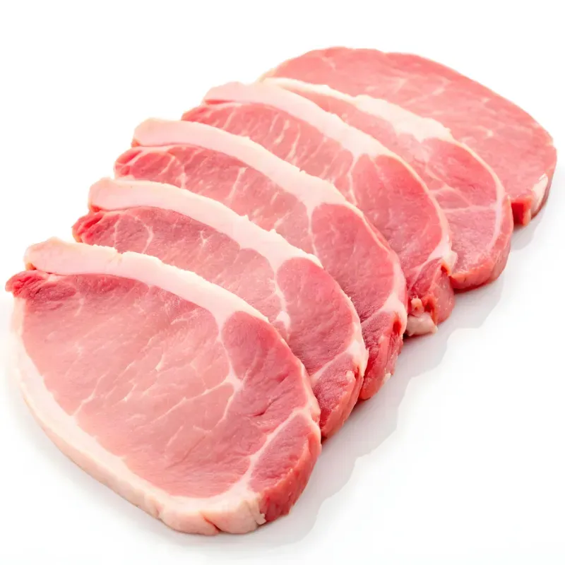 Lomo Rebanado en Chuletas con Gordo - 5 libras