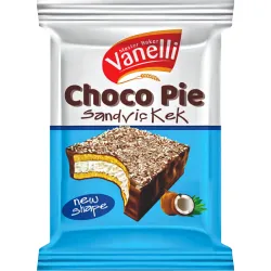 Choco Pie - 6 panquecillos rellenos con nata, chocolate y coco - 40 gramos