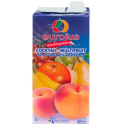 Néctar de Cóctel de Frutas Eurojus - 1 Litro *Sin Gluten* Nuevo Producto Importado de España