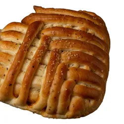 Pan Trenzado de Jamón y Queso- 400 gramos *Retactilado y de Masa Suave