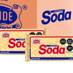 Paquete de Galletas de Soda Dónde  - Un paquete de 32 galletas *Marca Importada