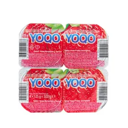 Postre Lácteo YoQo (Yogurt Sabor Fresa) - 24 unidades de 125 c/u