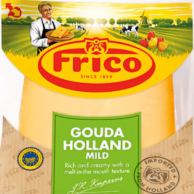 Queso Gouda Holandés en Barras - 3.1 a 3.5 kg *Nuevo Producto Importado