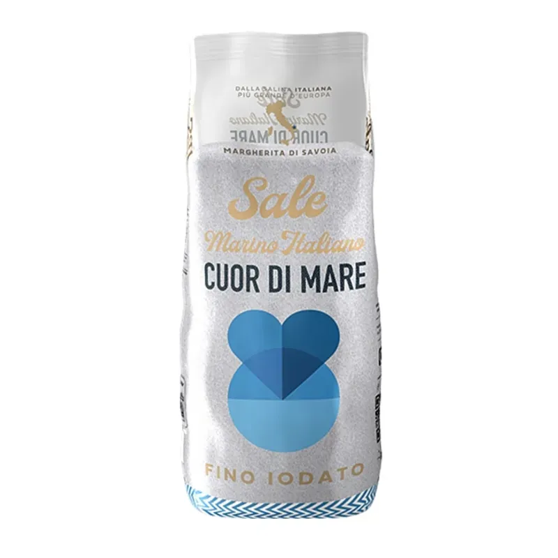 Sal Fina Marina Yodada Cuor di Mare - 1 kg / 2.2 lb. *Nuevo Producto Importado desde Italia
