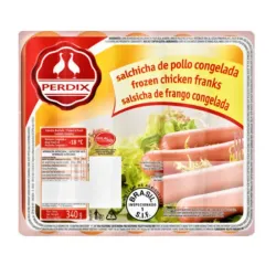 Salchichas de Pollo Calidad Premium Perdix- 340 g *10 unidades
