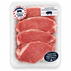 Lomo de Cerdo Deshuesado Chuletado Premiun- 6 libras *Origen USA