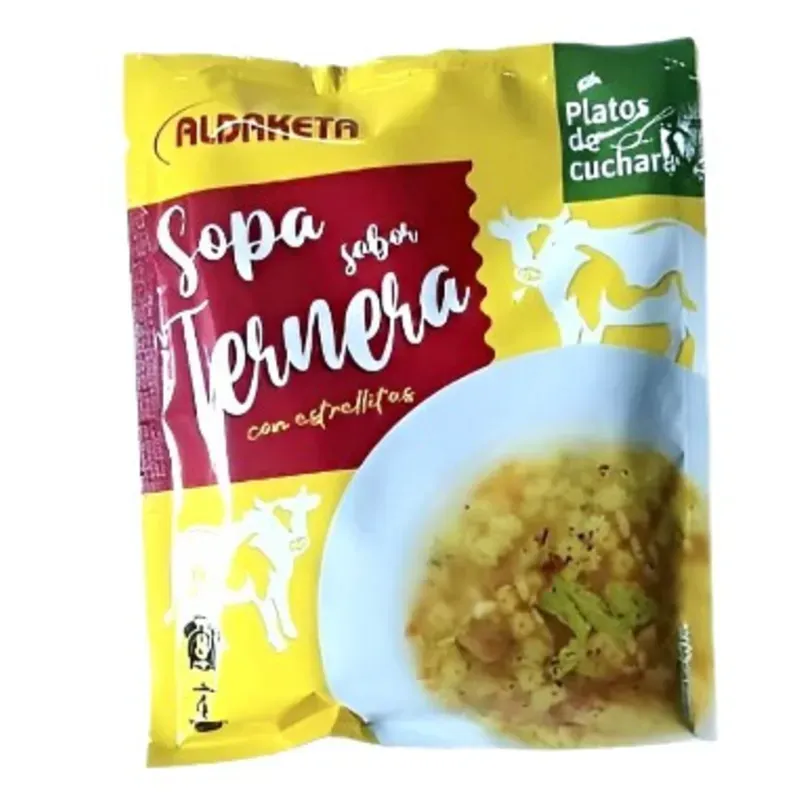 Sopa Instantánea de Ternera - 66 gr *Riquísima y Fortificante.