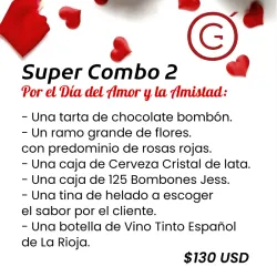 Super Combo 2 para Sorprender en el Día del Amor y la Amistad.