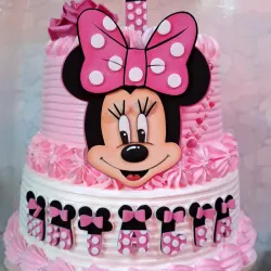 Tarta o Cake de Dos Pisos para Celebraciones Especiales - Panetela Base de 25 cm & Panetela Superior 20 cm