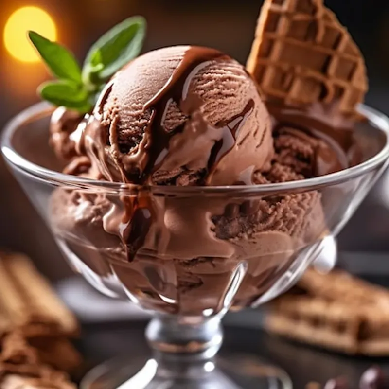 Helado Crema Sabor Chocolate (Súper Calidad) - Tina de 4 Litros 