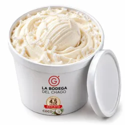 Tina de Helado Crema de Coco - 4.5 Litros *Nuevo Producto