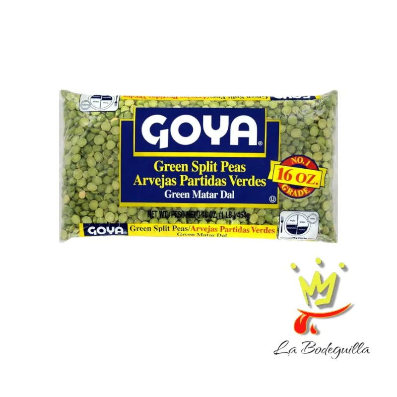 Chícharos Verdes Partidos 14oz. 