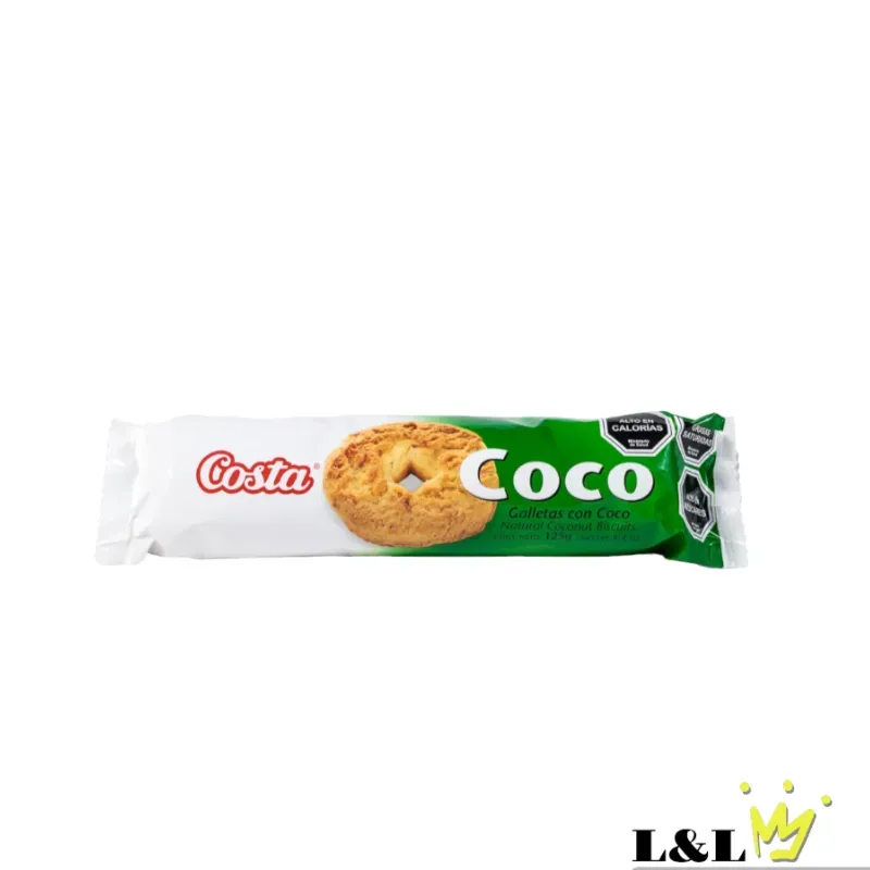 Galletas Costa Coco125g