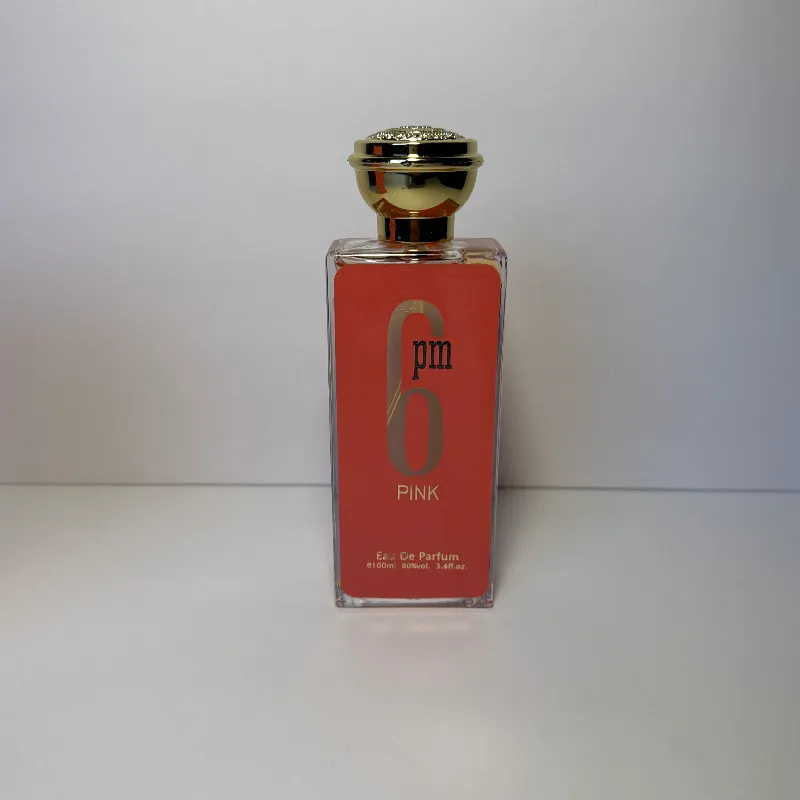 6 PM Pink Eau de Parfum para Mujer 100 ml | Fragancia Floral Dulce de Larga Duración