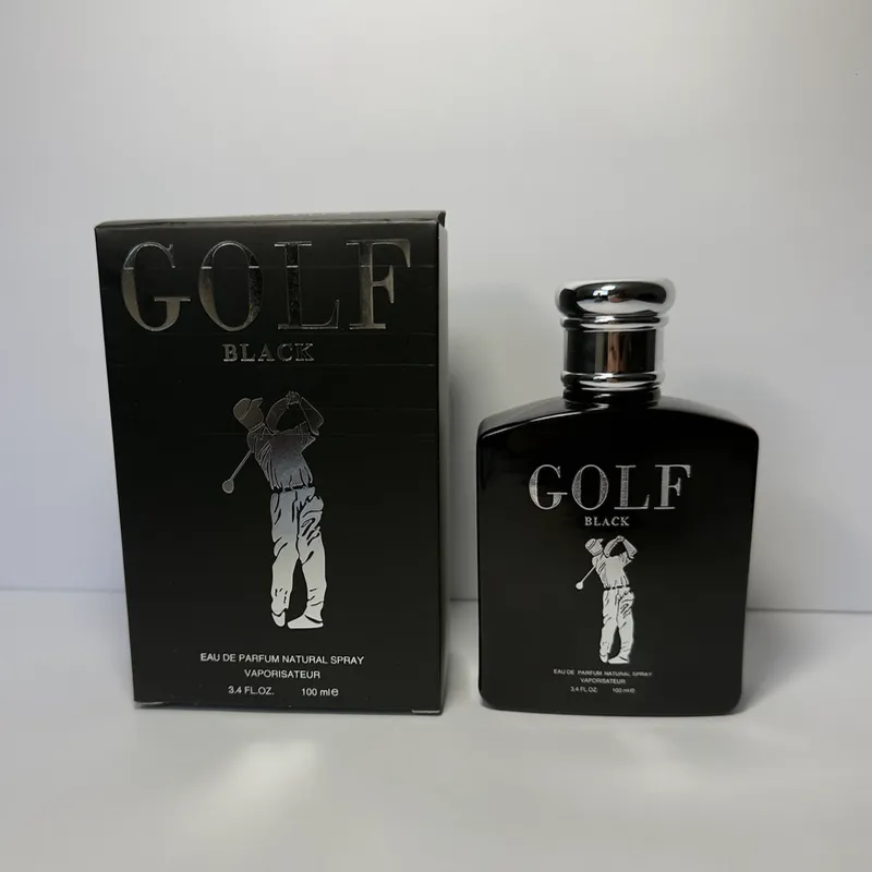 Golf Black Eau de Parfum para Hombre 100 ml (3.4 oz) – Fragancia Elegante y Duradera