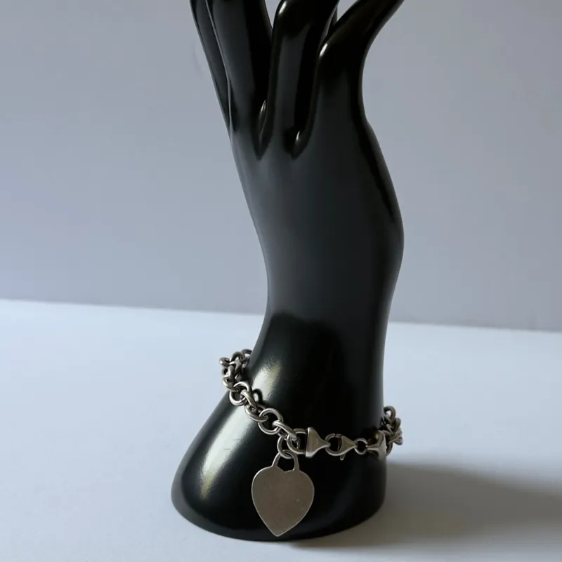 Pulsera Corazón en Plata 925 – Diseño Clásico y Elegante