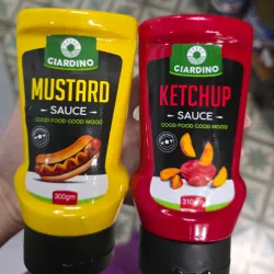Combo de Ketchup y  Mostaza Giardino 300g