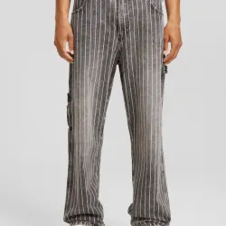 Baggy Denim Jean Rayado