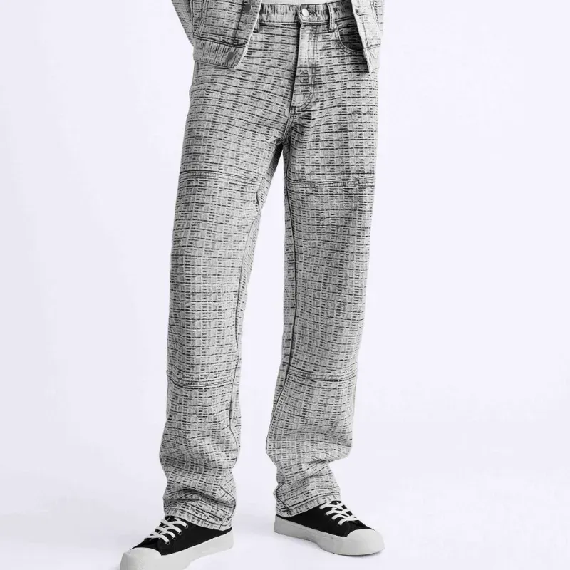 Baggy Pants Geometric Zara