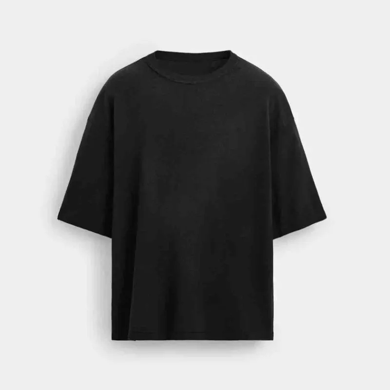 Black Boxy T-Shirt Bershka