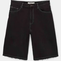 Black Denim Jorts ZARA