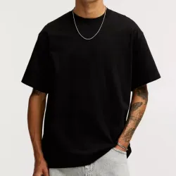 Black Oversized T-Shirt Pull&Bear