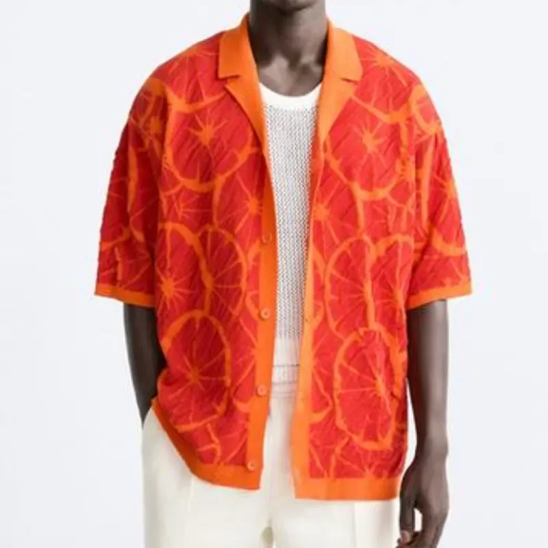 Camisa Raised Knit ZARA