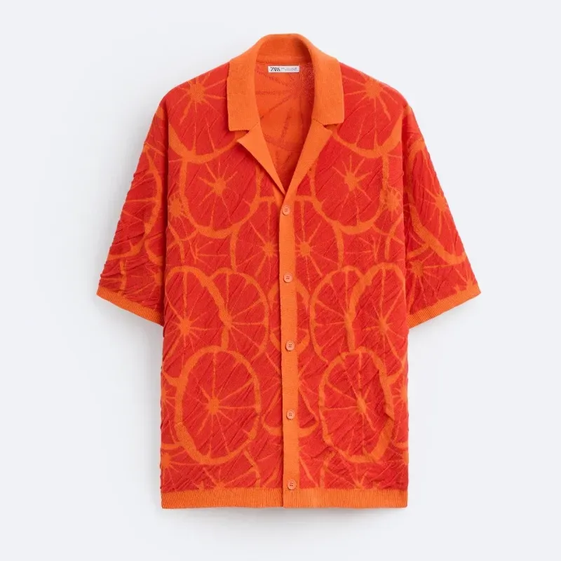Camisa Raised Knit ZARA