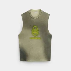 Camiseta ZARA Printed Knit Tank Top