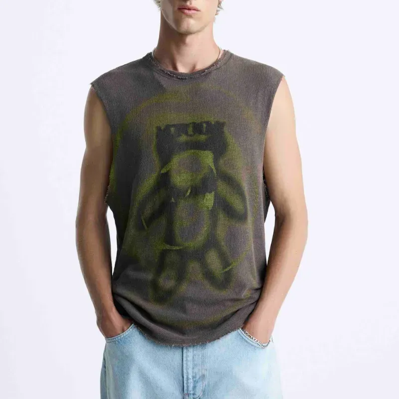 Camiseta ZARA Tank Top Printed