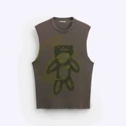 Camiseta ZARA Tank Top Printed