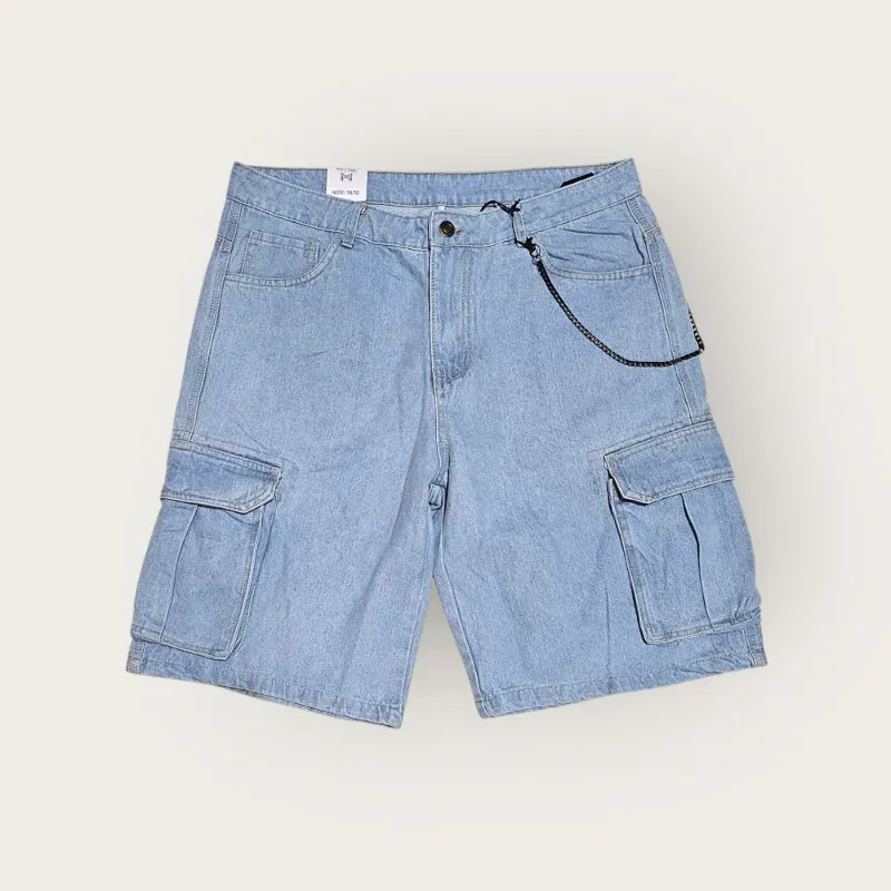 Cargo Denim Short Mythic