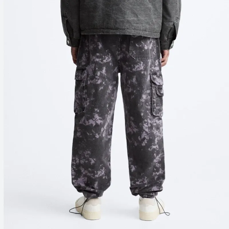 Cargo Pants Camuflage Print ZARA