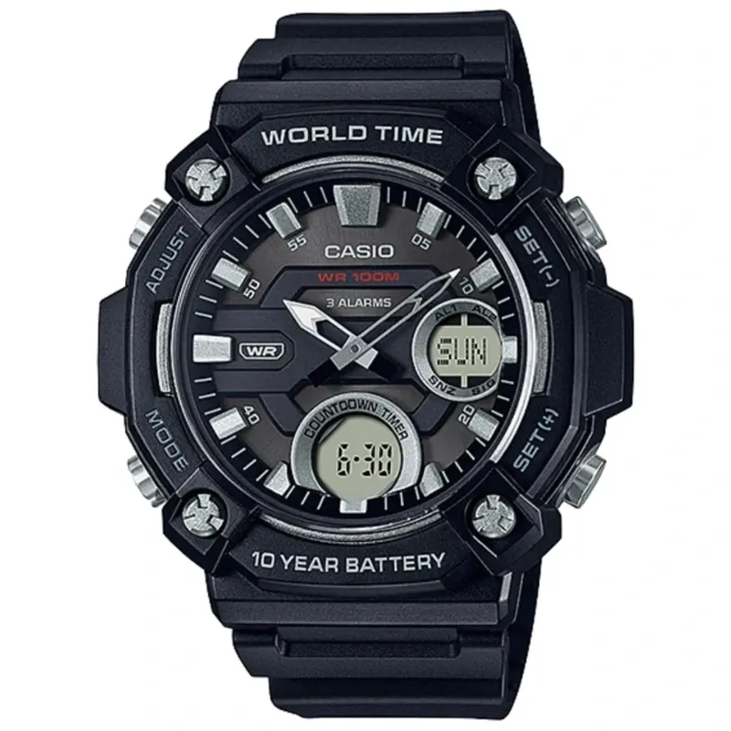 CASIO ANALOG-DIGITAL SPORTS WATCH (AEQ-120W-1A)