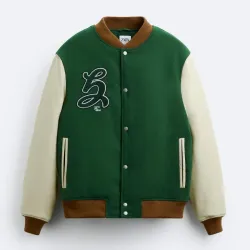 Chaqueta Zara bomber parches