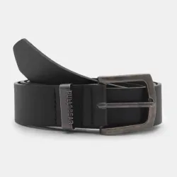 Cinto P&B Faux leather belt with logo and buckle