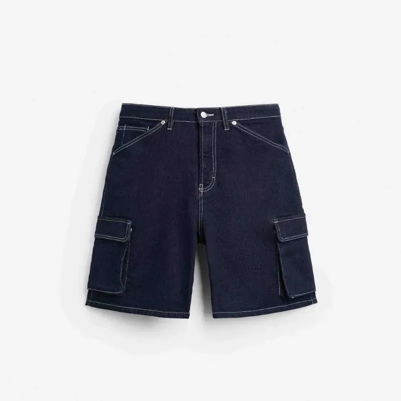 Dark Denim Cargo Jorts 