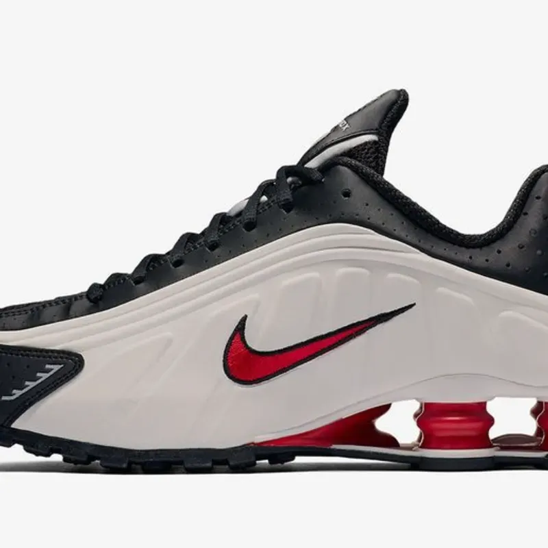 Nike Shox 4 (Blanco y Rojo)