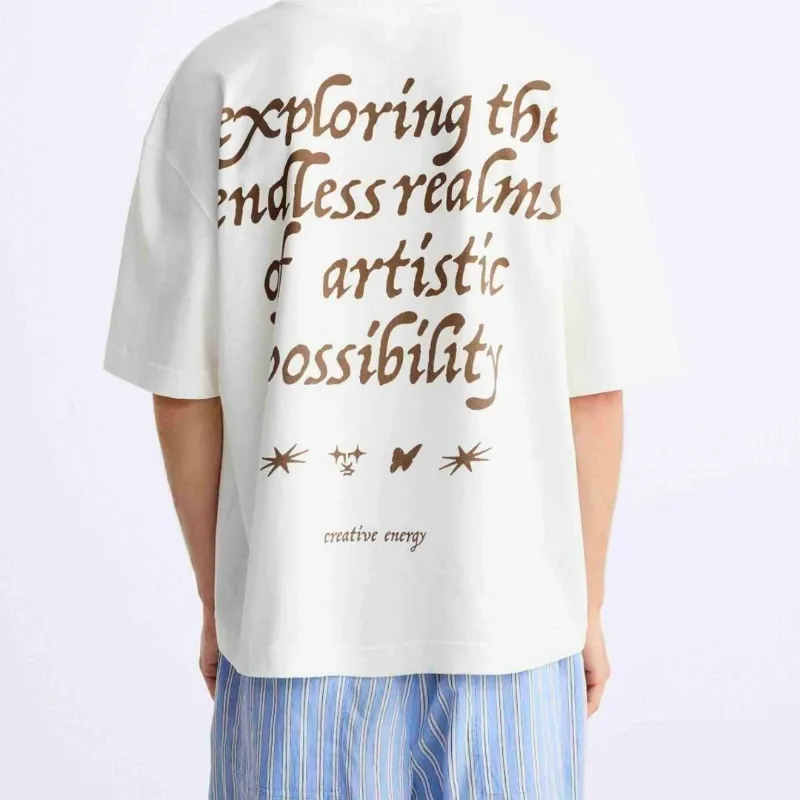 Oversized T-Shirt Printed ZARA 