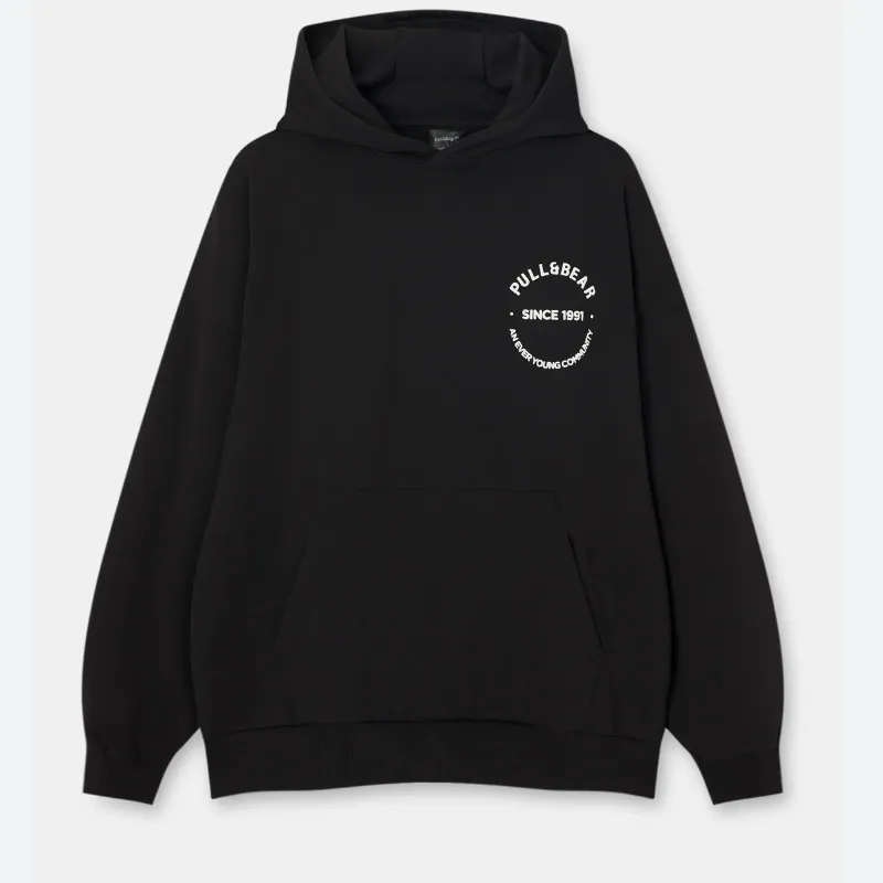 Sudadera P&B capucha Varsity