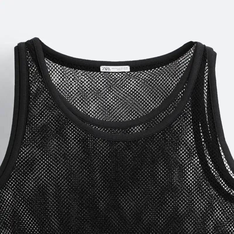 Tank Top Mesh ZARA