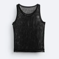 Tank Top Mesh ZARA