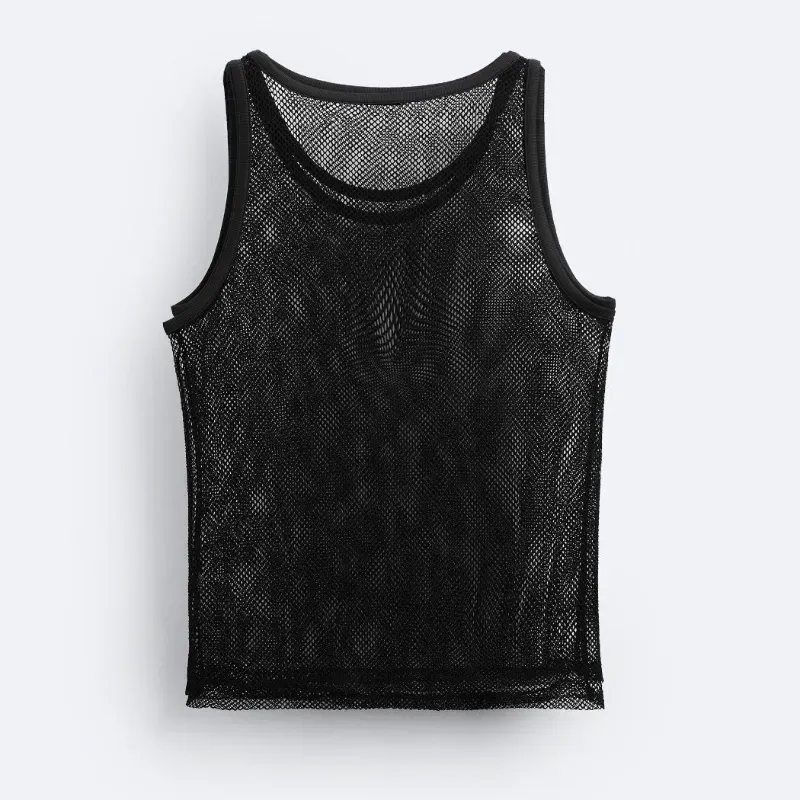 Tank Top Mesh ZARA