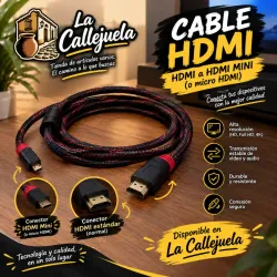 Cable HDMI a HDMI mini