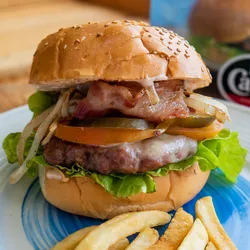 HAMBURGUESA LA CAÑA!!